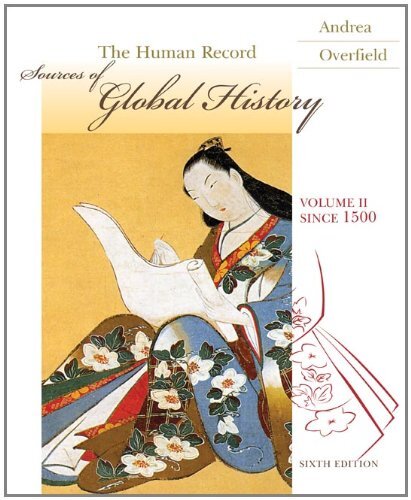The Human Record Volume 2 by Alfred J Andrea