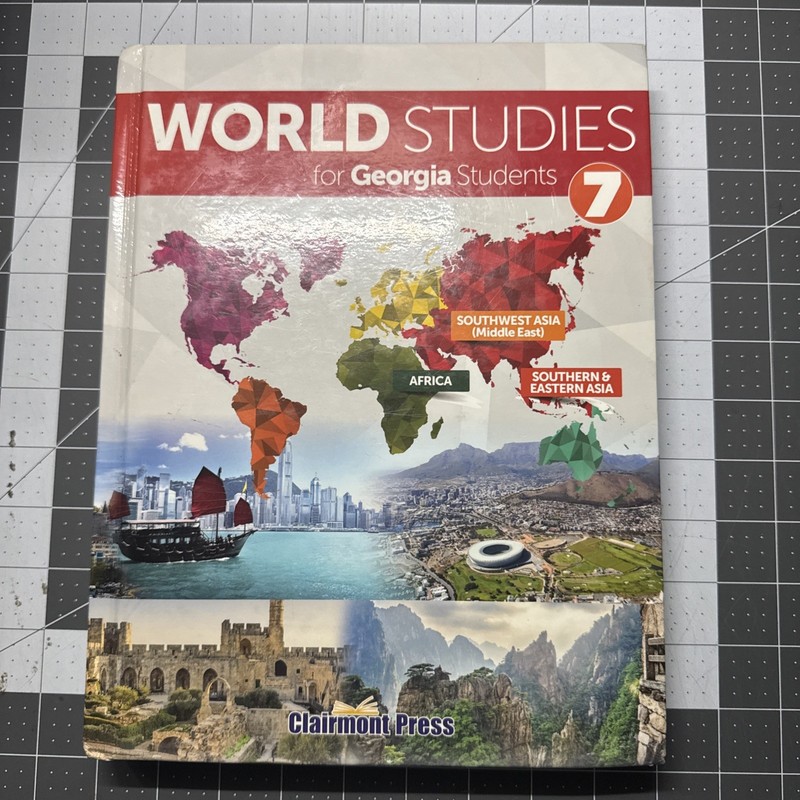 Clairmont Press World Studies for Georgia Students 7 Seventh Grae Hardcover 2017