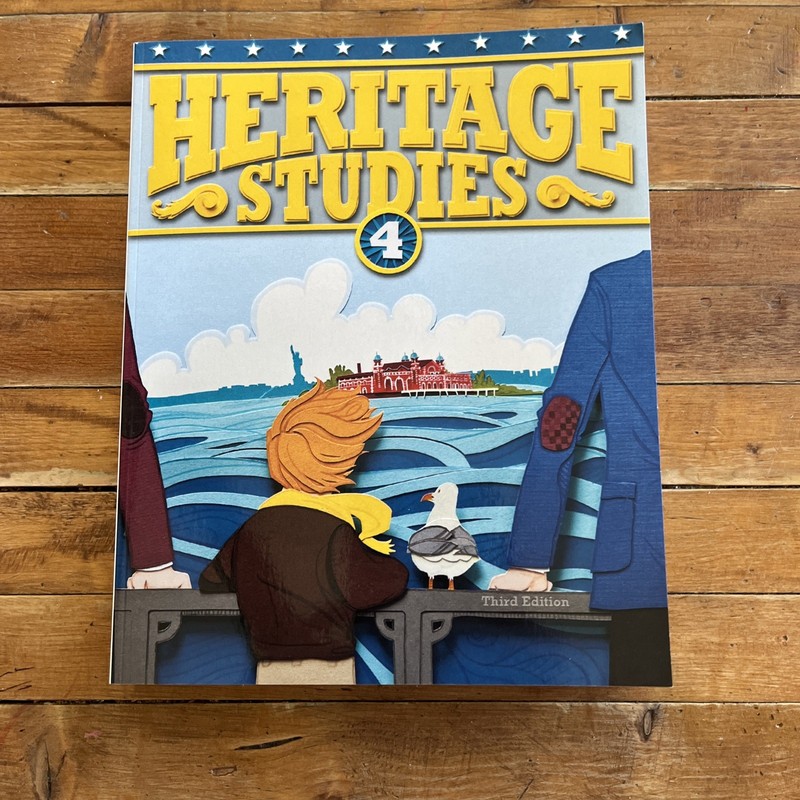 BJU Press Heritage Studies 4 Third Edition Students Textbook Paperback