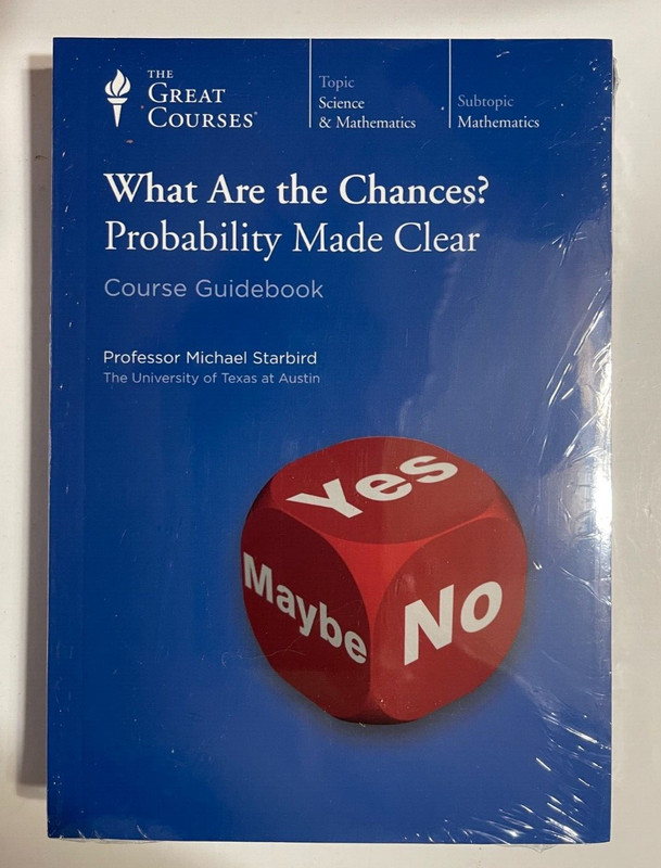 DVD What Are the Chances? Probability Made Clear by Michael Starbird NEW Stats