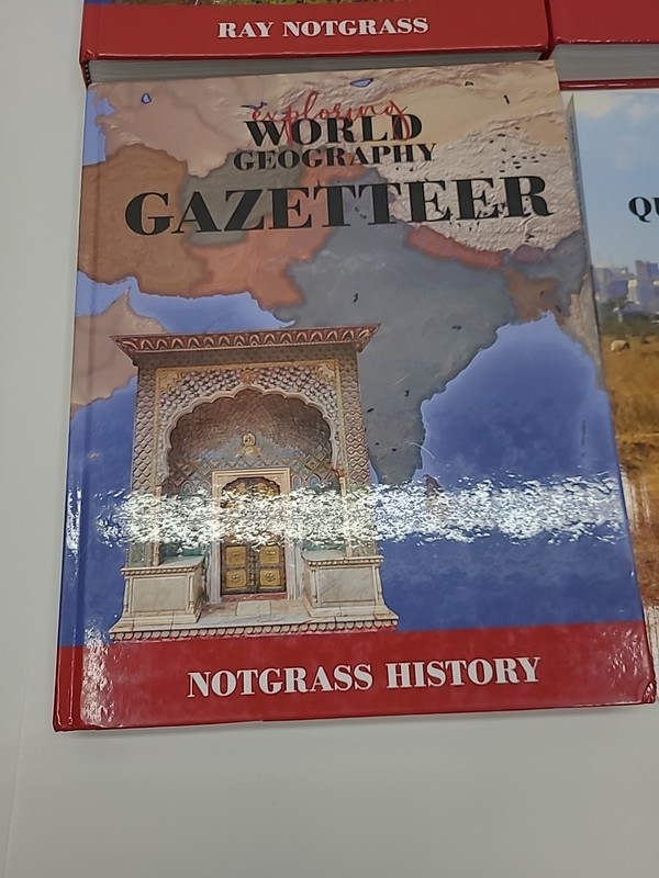 Notgrass Exploring World Geography Vol 1&2, Gazetter, Student Review Book gallery