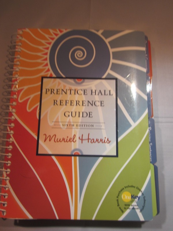 Prentice Hall Reference Guide Sixth Edition by Muriel Harris Like New