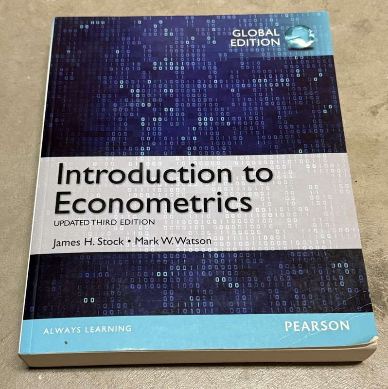 Introduction to Econometrics Updated Third Edition by James Stock Mark Watson