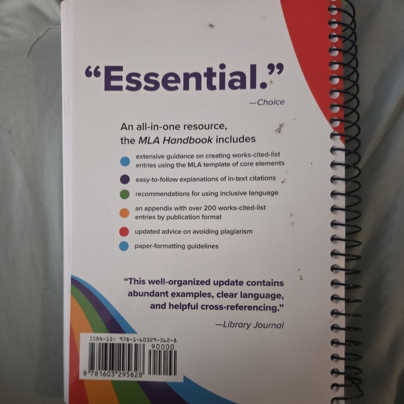 Mla Handbook Ser.: MLA Handbook by The Modern Language Association of America gallery
