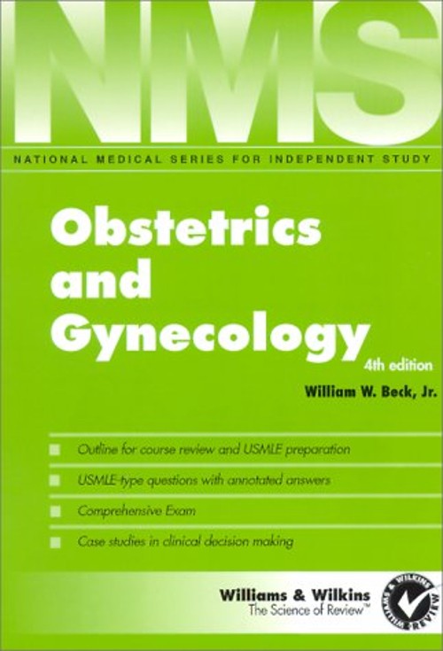 Obstetrics and Gynecology Paperback William W., Jr. Beck