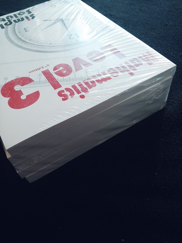 Simple Solutions - Mathematics - Level 3 - 4th Edition - SEALED PACK OF (5) gallery