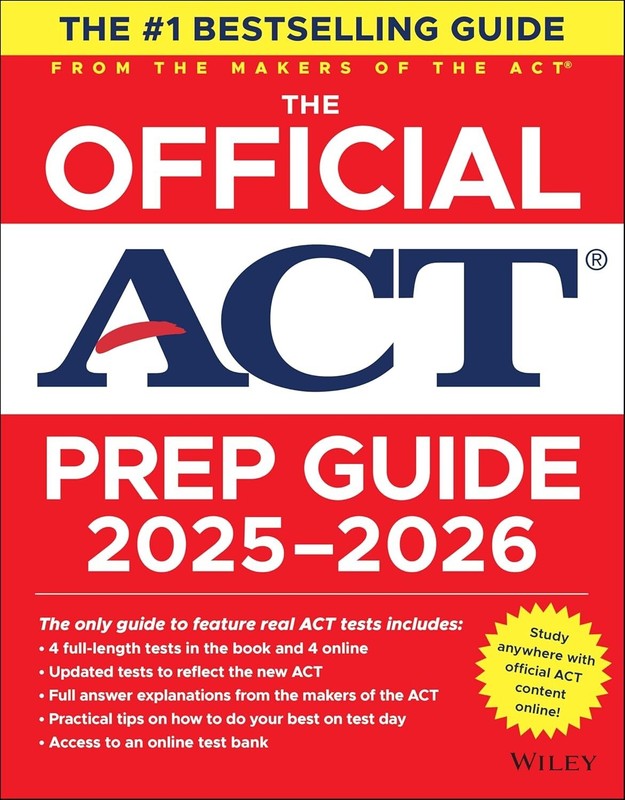 Official ACT Prep Guide 2025 – 2026 : Book + Online Course by ACT FAST SHIP