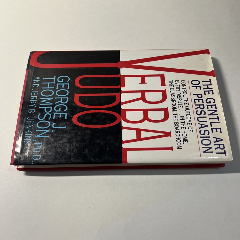 Verbal Judo: Gentle Art of Persuasion by George J. Thompson (Hardcover, 1993) VG gallery