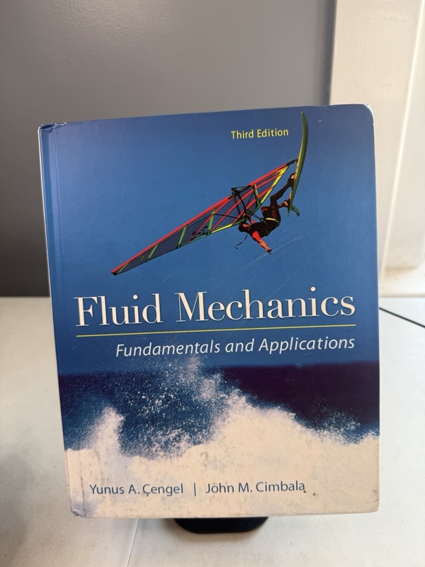 Fluid Mechanics Fundamentals and Applications by Cimbala & Cengel Third Edition