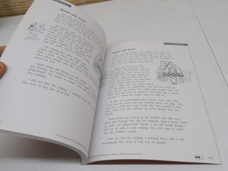 NEW - Newmark Learning Grade 3 Common Core Comprehension Aid gallery