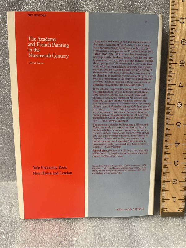 The Academy and French Painting in the Nineteenth Century - Albert Boime 1986 PB gallery