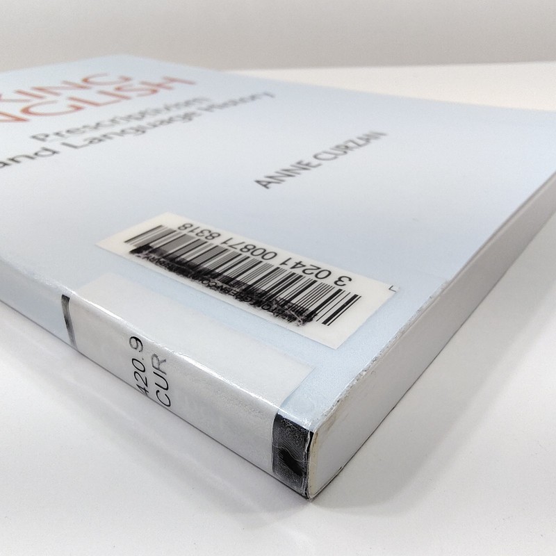 Fixing English [Very Good+] Prescriptivism and Language History by Anne Curzan gallery