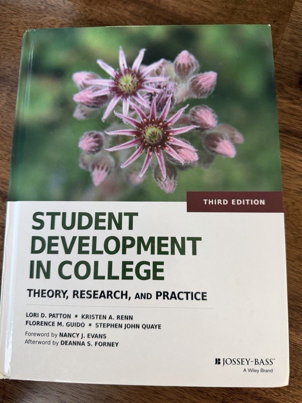 Jossey-Bass Student Development in College Third Edition Hardcover Patton et al