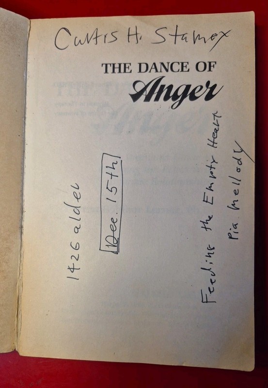 The Dance of Anger By Harriet Goldhor Lerner, Ph.D. -1989-Harper & Row-Paperback gallery
