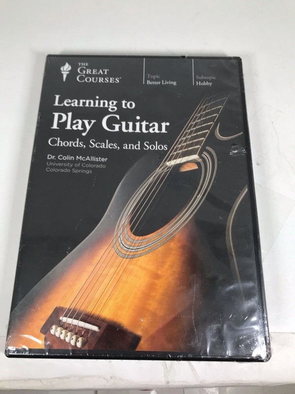 NEW The Great Courses: Learning to Play Guitar Chords Scales Solos 4 Disc SEALED